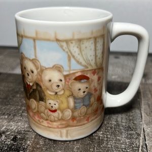 Vintage Otagiri Bear Family Mug Made Japan